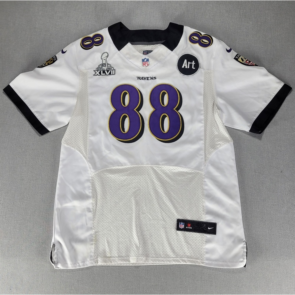 Nike Baltimore Ravens Jersey Dennis Pitta #88 Superbowl 47 Stiched On Field 48‎